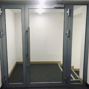 Противопожарная дверь для лестницы офиса / серия FRM33250